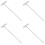 4Pièces Marteaux Accordage Durable Argent Usage Extérieur 4