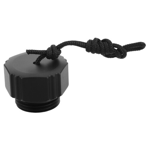 5Pièces Capuchon Valve Din En Aluminium Noir Durable Facile 2