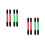 8Pièces Brassard Course LED Réglable Nylon 6