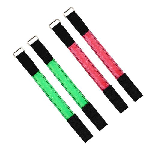 8Pièces Brassard Course LED Réglable Nylon 1