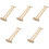5Pièces Jouet Sifflet Bambou Beige Jeu 5