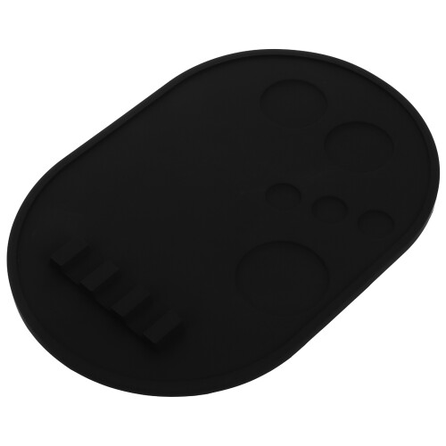 2Pièces Plateau Silicone Antidérapant Pour Mélange De Noir 1