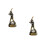 2Pièces Décoration Résine Marron Pour Chambre Bureau 9