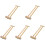 5Pièces Jouet Sifflet Bambou Beige Jeu 4