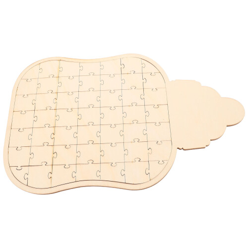 2Pièces Puzzle Bois À Peindre Jeu Pour Enfants 2