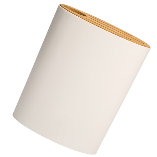 2Pièces Support Couteaux Compact ABS Bois Beige Rangement Cuisine 1