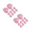 20Pièces Petits Cœurs En Pierre Rose Pour Bijoux Décoration 4