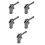 5Pcs Compact Grey Alloy Floor Jack Handle Metal Lifting Arm Accessory 5