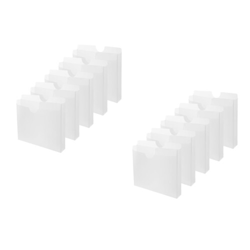 10Pièces De Pliage Plastic Transparent Pour Placard Maison 2