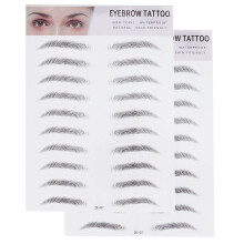 8PiĂšces Stickers Sourcils Artificiels Naturel Durable