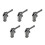 5Pcs Compact Grey Alloy Floor Jack Handle Metal Lifting Arm Accessory 6