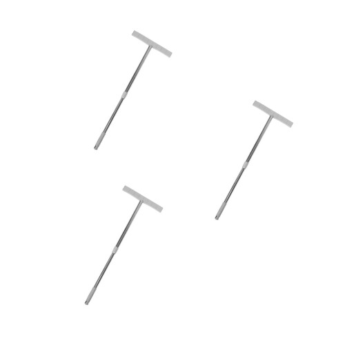 3Pièces Porte-Panneaux Main Argenté Acier Pour Événements 2
