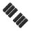 6Pcs Universal Fit Retractable Barrier Belt with Black ABS Wall Mount 5