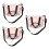3Stk Langlebige Polyester Pink Für Kinder Reise Nutzung 4