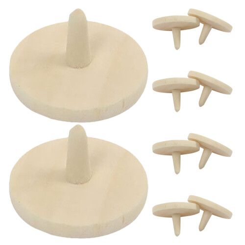 10Pièces Marqueurs Position Golf Bois Durables Usage Extérieur