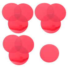 50Pièces Gel Rouge Correction Couleur Pet Pour Lumière Maison