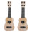 8Pièces Instrument Ukulélé Enfant Beige Résistant À 1