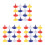 450Pièces Mini Marqueurs Golf ABS Multicolores Position Pour Putting 4