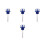 4Pièces Outil Huile Aluminium Bleu Amélioration Performance 8