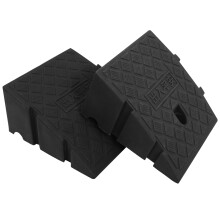 4Pièces Rampe PP Noire Durable Pour Entrée Mobilité