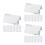120Pièces Cartes De Table Papier Multi Couleur Élégantes Pour Mariage 7