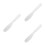 3Pièces Spatules Plastique Transparentes Pour Masques Et Corps 9