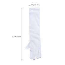 3Paires Blancs Longs Perles Et Pour Cérémonies