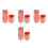 4Pièces Stick Blush Joues Rouge Pastèque Texture Mousse 8