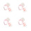 4Ensembles Accessoires Oreilles Chat Clip Cosplay Fête 6