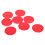 24Pièces Coussin Silicone Rouge Détection Pluie Adhésif Rapide 3