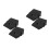 4Pièces Rampe PP Noire Durable Pour Entrée Mobilité 7