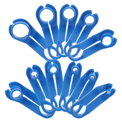 33Pièces Kit Outils Dépose Ligne A/c Auto Robuste Usage Bleu 1