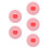 5Pièces Antiperte Rose Silicone Pour Collier Petit 8