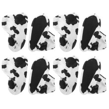 20Paires Couvre-Pieds Vache Enfants Polyester Pour Jeux Et Fêtes