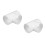 2Pcs White Plastic Fan Exhaust Hose T Connector for Home Duct Systems 4