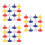 450Pièces Mini Marqueurs Golf ABS Multicolores Position Pour Putting 8