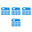 160Pièces Clips Bureau Bleu Ciel, Anti-Glisse 7