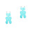 2Pièces Matelas Poussette Bleu Coton Respirant Durable Bébé 7