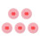 5Pièces Antiperte Rose Silicone Pour Collier Petit 9