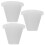3Pièces Bouchons Silicone Blancs Étanches Pour Tuyaux Maison 9