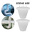 3Pièces Bouchons Silicone Blancs Étanches Pour Tuyaux Maison 7