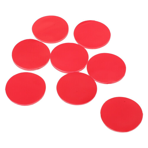24Pièces Coussin Silicone Rouge Détection Pluie Adhésif Rapide 1
