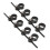 10Pièces Renforceur Doigts Guitare Noir Portable Et Polyvalent 3