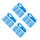 160Pièces Clips Bureau Bleu Ciel, Anti-Glisse 9