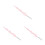 3Pièces Épées Plastique Rose Remplacement Accessoires Figurines 2