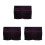 3Pièces Piano Violet Élégante Or Nettoyable Protection Optimale 5
