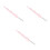 3Pièces Épées Plastique Rose Remplacement Accessoires Figurines 4
