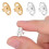 8Paires Backs Boucles Métal Silicone Accessoires 9