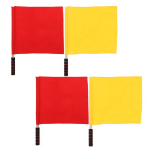 16Pièces Signaux Drapeaux Arbitres Sports Polyester Visible