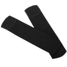 2Paires Bandes Ajustables Noire Pour Maintien Protège-Tibias Sportives